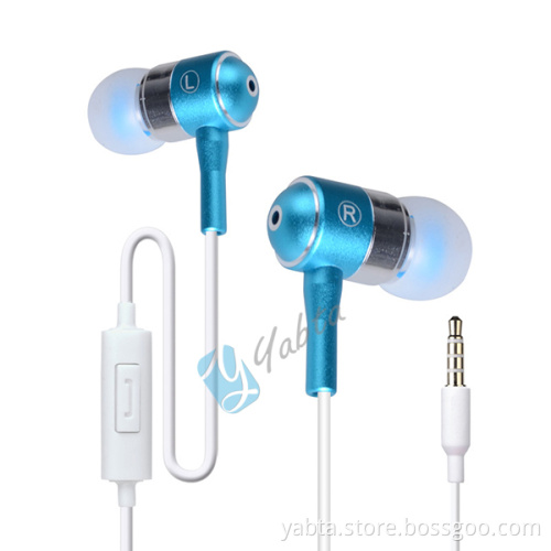 Yabta In-Ear Headset With Mic 3.5mm Wired Earbuds